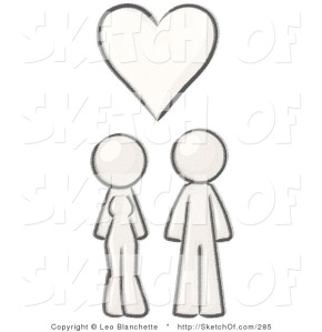 drawing-of-a-sketched-design-mascot-couple-under-a-white-heart-by-leo-blanchette-285